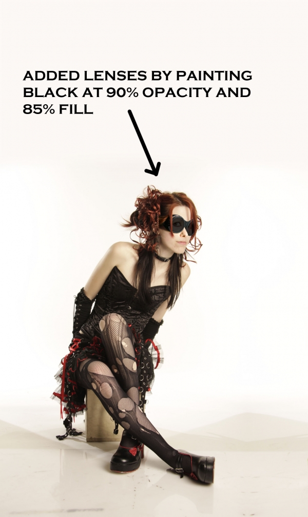 Creation of Steampunk Girl: Step 3
